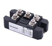 Youmile rectificador de puente MDS 100A 1600V rectificador de puente de diodo Módulo de diodo de onda completa Módulo de rectificación de 3 fases 5 terminales