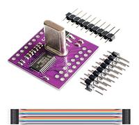 Youmile SC16IS752 I2C / SPI MCU-752 Interfaz de bus a placa de expansión de módulo de conversión UART de doble canal con cabezal de clavija Cable DuPont