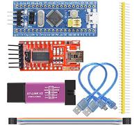 Youmile ST-Link V2 Emulator Unidad de programación Downloader + Placa de Desarrollo Arm STM32F030C8T6 de 40 Pines + Módulo FT232RL FTDI con Cable Micro USB Cable Mini USB
