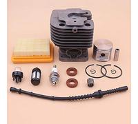 Youmine reemplazo Simple Kit de pistón de Cilindros de 42 mm for stihl FS450 FS 450 Línea de Filtro de Combustible de Aire Sello de Aceite Primer Bulbo Bombilla Trimmer 4128 020 1211 Accesorio