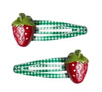 YOUNAFEN 2 horquillas de metal para el pelo con forma de fruta, accesorios para el pelo pequeño, para niñas y mujeres, cabello fino y grueso, 2 estilos