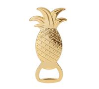 YOUNAFEN Abridor de botellas de vino de cerveza con piña dorada, herramienta para regalo de boda, fiesta, hogar, cocina, estante para copas de vino, estante debajo del gabinete, soporte para copas de