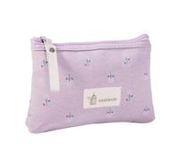 YOUNAFEN Bolsa de maquillaje con estampado de flores, estuche impermeable para artículos de papelería, bolsa de cosméticos, organizador de lápices, neceser