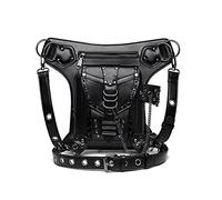 YOUNAFEN Bolso de hombro para mujer, de piel sintética, estilo steampunk, vintage, punk