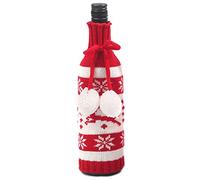 YOUNAFEN Decoración de cubierta de botella de vino de Navidad para adorno 2022