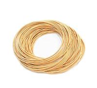 YOUNAFEN Diámetro del alambre de 1,7 mm, pulsera de alambre dorado con revestimiento de resorte, se puede apretar el tornillo para la cabeza, puede abrir el resorte de alambre de acero BRAC