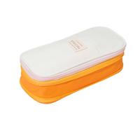 YOUNAFEN Estuche de lona de gran capacidad, con cremallera, bolsa extensible para artículos de papelería, bolsa para bolígrafos para estudiantes y escuelas