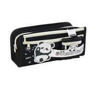 YOUNAFEN Estuche multifuncional para lápices, diseño de panda, bolsa de papelería, organizador de lápices, bolsa de papelería para la escuela y la oficina