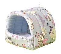 YOUNAFEN Hamaca para mascotas, decoración de hábitat, jaula, cama de descanso, hurones, hamaca de juego, hamaca de otoño e invierno, suministros para mascotas
