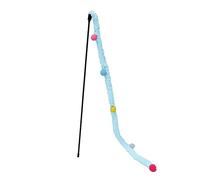 YOUNAFEN Juguete de cuerda de felpa para gatitos, divertido y colorido varita, juguete para mascotas, gatos, juguete interactivo para gatos y mascotas