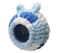 YOUNAFEN Nido de pájaros de felpa cálida con forma de oreja de oso nido casa jaula de pájaros hamacas cama pequeño animal nido de felpa para periquitos