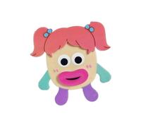 YOUNAFEN Pinza para el pelo con aspecto de dopamina para chicas calientes con forma de muñeca fea, pasadores para el pelo, coleta de caballo, flequillo para adolescentes y niñas
