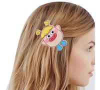 YOUNAFEN Pinza para el pelo con aspecto de dopamina para chicas calientes con forma de muñeca fea, pasadores para el pelo, coleta de caballo, flequillo para adolescentes y niñas