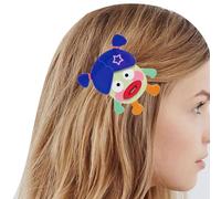 YOUNAFEN Pinza para el pelo con aspecto de dopamina para chicas calientes con forma de muñeca fea, pasadores para el pelo, coleta de caballo, flequillo para adolescentes y niñas