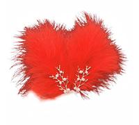 YOUNAFEN Pinza para el pelo de plumas esponjosas de estilo chino, para mujeres y niñas, para tomar fotos, compras, viajes, antideslizante, horquilla para el pelo