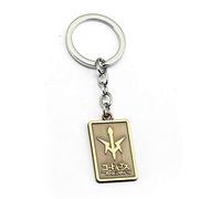 yound Anime Keychain Code Geass Lelouch of The Rebellion Llavero Dog Tag Llavero Titular Hombres Joyería
