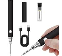 YOUNEEDFUL Kit de quemador de hilo recargable, herramienta de quema de hilo para tejer y abalorios, para manualidades de cuero, costura, tejido y cuerdas, abalorios, tablero de madera, estampado en