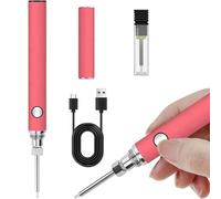 YOUNEEDFUL Kit de quemador de hilo recargable, herramienta de quema de hilo para tejer y abalorios, para manualidades de cuero, costura, tejido y cuerdas, abalorios, tablero de madera, estampado en