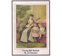 Young Bill Hickok: 16x9 Widescreen TV: Greeting Card: Merry Christmas