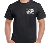 Young Dolph Rip King of Memphis Pocket MeMen T-Shirt Black XL