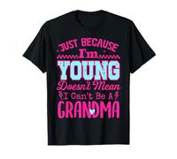 Young Grandma Funny Glam-ma New Grandma to be Tee Camiseta