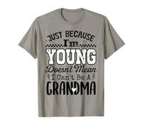 Young Grandma Funny Glam-ma New Grandma to be Tee Camiseta