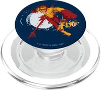 Young Justice Splatter Art Kid Flash Logo PopSockets PopGrip para MagSafe