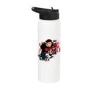 Young Justice Superboy With Logo Stainless Steel Insulated Water Bottle