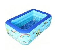Young Kids Inflatable Rectangle Safe Landing Inflatable Kids For Backyard Use, Durable Family Swimming For Children Girls Students Preschool Birthday Party Apartment Outdoor Fun