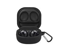 Young & Ming Funda para Samsung Galaxy Buds 2 Pro 2022/Galaxy Buds 2/Buds Live/Buds Pro, Carcasa de Silicona Compatible con Carga inalámbrica, Negro