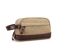 Young & Ming - Neceser de viaje Bolsas de aseo impermeable portátil Bolsa de mano compacta para hombre y mujer Organizador con asa