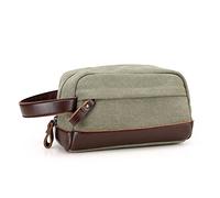 Young & Ming - Neceser de viaje Bolsas de aseo impermeable portátil Bolsa de mano compacta para hombre y mujer Organizador con asa