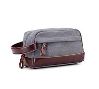 Young & Ming - Neceser de viaje Bolsas de aseo impermeable portátil Bolsa de mano compacta para hombre y mujer Organizador con asa