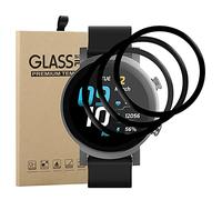 Young & Ming Protector de Pantalla Compatible con Tic Watch E3, [3 Unidades] [ 3D Cobertura Completa] 9H Dureza De Alta Definición Anti-Arañazo sin Burbujas Protector