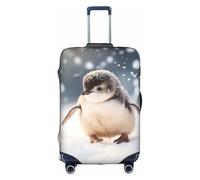 Young Penguin - Funda elástica lavable para maleta, antiarañazos, funda de viaje, color blanco, X-Large, blanco, X-Large