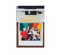 Young Sheldon TV Series Art Poster Canvas Wall Poster Decoración, Pintura, Arte, Dormitorio, Salón, Oficina, Pintura, Moderna Decoración del Hogar Arte de la Pared, Impresión de 40 x 60 cm (40 x 60 cm