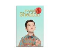Young Sheldon TV Series Home Decor Print Poster Canvas Wandposter, Decoración, Pintura, Arte, Dormitorio, Salón, Oficina, Pinturas, Decoración Moderna del Hogar, Arte de la Pared, Impresión de Imagen