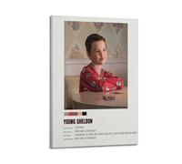 Young Sheldon TV Series Modern Art Deco Poster Canvas Wandposter, Decoración, Pintura, Arte, Dormitorio, Salón, Oficina, Pinturas, Decoración Moderna del Hogar, Arte de pared, Impresión de 60 x 90 cm