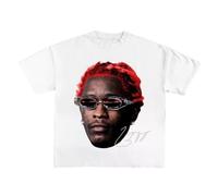 Young Thug T Shirt Rap tee Concert Merch Kanye Thugger Slime Season Green RareWhiteM