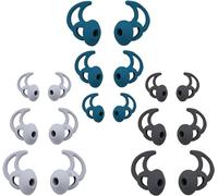 Young Wolf 9 pares de almohadillas de silicona de repuesto para auriculares de 3 colores, 3 tamaños, aislamiento de ruido, compatibles con Bos QC20 QC20i SoundSport SIE2i IE2 IE3