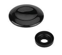 Young Wolf Botón de navegación Joystick Control Center Button Cover MMI Knob Repair Compatible with 8K0998068A with Sealing Ring Plastic Bright Black (A4L A4 A6 Q5 Q7 S6)