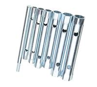 Young Wolf Juego de llaves de tubo de 7 piezas, kit para fontanero, tubo de llave de vela doble métrica