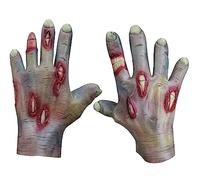 Young Wolf un par de cadáveres zombis adultos, cadáveres zombis, guantes zombis de látex, fiestas de Halloween y juegos de rol con las manos