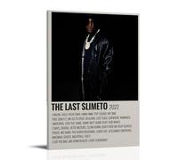 YoungBoy Never Broke Again The Last Slimeto - Pósteres impermeables para pared, impresión en casa, a prueba de humedad, fácil de instalar y resistente a la decoloración, estilo marco, 50 x 75 cm