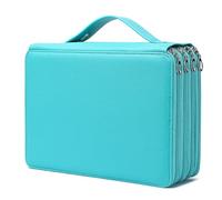 YOUNGCOL Estuche organizador de lápices de colores con 200 ranuras, de tela Oxford, con cierre de cremallera, caja grande para lápices de colores, lápices de acuarela