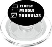 Youngest Middle Eldest - Matching Family Brother Sister PopSockets PopGrip para MagSafe