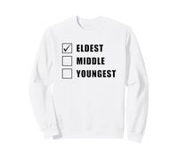 Youngest Middle ELDEST - Matching Family Brother Sister Sudadera