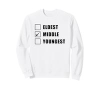 Youngest Middle Eldest - Matching Family Brother Sister Sudadera