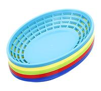 Youngever 15 Paquetes Cestas de Comida Rapida Plástico, Fast Food Basket, Cestas de Plástico para Comida