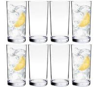 Youngever 8 Paquetes 500ML Vasos de Plástico pare Agua, Vasos Irrompibles Plástico (Clear)
